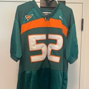 Ray Lewis - Miami Hurricanes Throwback - Men’s 50